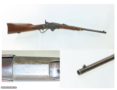 Post-CIVIL WAR/FRONTIER Antique SPENCER Model 1865 Repeating CARBINE Boston 1 of 24,000 Post-Civil War Carbines Produced