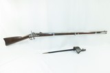 1860 Date CIVIL WAR Antique U.S. SPRINGFIELD M1855 .58 Rifle-Musket BAYONET MAYNARD Tape Priming System Musket - 2 of 20