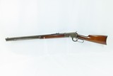 Lettered WINCHESTER M1892 Lever Action .38-40 WCF Rifle C&R “THE RIFLEMAN”
1905 mfr. Octagonal Barrel, Crescent Butt Plate - 2 of 21