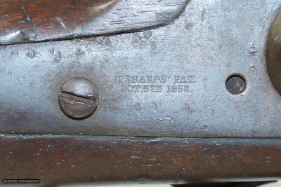 Antique SHARPS New Model 1863 .50-70 GOVT SADDLE RING CAVALRY CARBINE CIVIL WAR, INDIAN WARS & WILD WEST ICON - Image 6 of 19