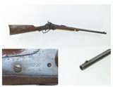 Antique SHARPS New Model 1863 .50-70 GOVT SADDLE RING CAVALRY CARBINE CIVIL WAR, INDIAN WARS & WILD WEST ICON - 1 of 19