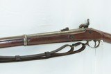 NEW JERSEY Militia Antique CIVIL WAR Springfield U.S. M1863 RIFLE-MUSKET
Model 1863 PERCUSSION MUSKET with LEATHER SLING - 16 of 19