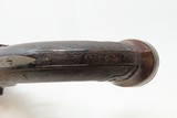 DOG HEAD Hammer Antique SPANISH MIQUELET .70 Belt Pistol CARVED, ENGRAVED
Ornate Martial Sized Pistol from the 1800s - 8 of 17