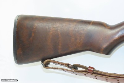 WORLD WAR II Era SPRINGFIELD U.S. M1 GARAND .30-06 C&R Rifle JEEP SCABBARDSLING & “J.Q.M.D./1942/JB” Marked JEEP SCABBARD - Image 5 of 18