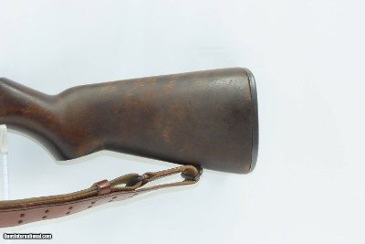 WORLD WAR II Era SPRINGFIELD U.S. M1 GARAND .30-06 C&R Rifle JEEP SCABBARDSLING & “J.Q.M.D./1942/JB” Marked JEEP SCABBARD - Image 16 of 18