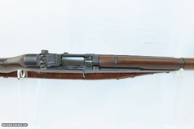 WORLD WAR II Era SPRINGFIELD U.S. M1 GARAND .30-06 C&R Rifle JEEP SCABBARDSLING & “J.Q.M.D./1942/JB” Marked JEEP SCABBARD - Image 13 of 18