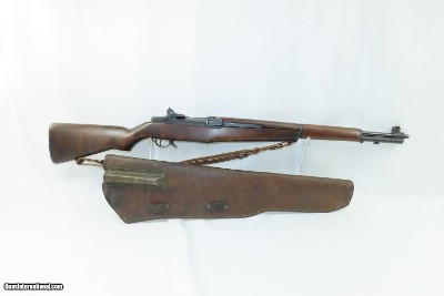 WORLD WAR II Era SPRINGFIELD U.S. M1 GARAND .30-06 C&R Rifle JEEP SCABBARDSLING & “J.Q.M.D./1942/JB” Marked JEEP SCABBARD - Image 2 of 18