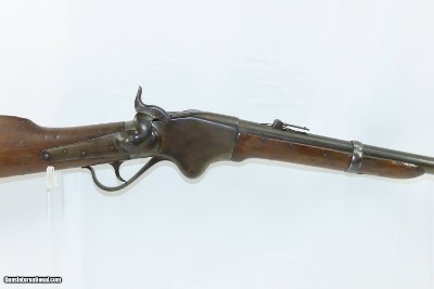 Iconic CIVIL WAR/FRONTIER Antique Model 1860 SPENCER SADDLE RING CarbineEarly Repeater Famous During CIVIL WAR & WILD WEST - Image 4 of 19