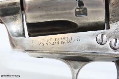Antique GOVT RINALDO A. CARR Inspected U.S. CAVALRY Model COLT SAA Revolver Antique U.S. Colt Contract Made in 1891 - Image 7 of 20