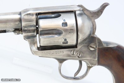 Antique GOVT RINALDO A. CARR Inspected U.S. CAVALRY Model COLT SAA Revolver Antique U.S. Colt Contract Made in 1891 - Image 4 of 20