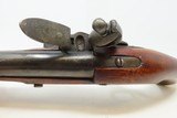 Antique DUTCH/BELGIAN Sea Service Style Flintlock DRAGOON MILITARY Pistol
.69 Caliber Naval Pistol Made Circa 1830s in Liege - 8 of 16