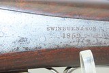 RARE 1859 GENERAL JACOB’S MARTIAL DOUBLE RIFLE SWINBURN-SON British Antique - 13 of 19