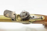 Antique EUROPEAN Brass “CANNON BARREL” Flintlock BOXLOCK Pocket Pistol Concealed Carry Flintlock Sidearm - 7 of 16