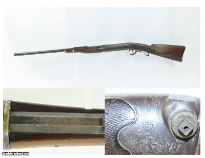 ENGRAVED 19th Century Crank Handle DAVID LURCH SHOOTING GALLERY Air Gun
Primarily Used for INDOOR TARGET SHOOTING/HUNTING