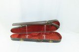 VIOLIN CASED SxS REMINGTON Model 1889 DOUBLE BARREL Pistol Grip Firearm C&R With 1939 DATED LETTER with HISTORY of the GUN - 4 of 25