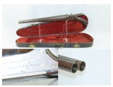 VIOLIN CASED SxS REMINGTON Model 1889 DOUBLE BARREL Pistol Grip Firearm C&R With 1939 DATED LETTER with HISTORY of the GUN - 2 of 25
