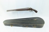 VIOLIN CASED SxS REMINGTON Model 1889 DOUBLE BARREL Pistol Grip Firearm C&R With 1939 DATED LETTER with HISTORY of the GUN - 5 of 25