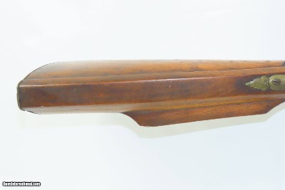 18th Century GERMANIC Antique FLINTLOCK JAEGER Carbine .54 Caliber RAREWith Swamped Octagonal Barrel & Double Set Triggers - Image 6 of 18