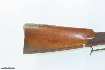 18th Century GERMANIC Antique FLINTLOCK JAEGER Carbine .54 Caliber RAREWith Swamped Octagonal Barrel & Double Set Triggers - Image 3 of 18