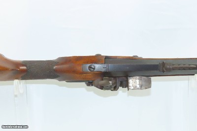 18th Century GERMANIC Antique FLINTLOCK JAEGER Carbine .54 Caliber RAREWith Swamped Octagonal Barrel & Double Set Triggers - Image 10 of 18
