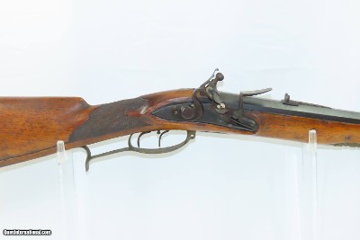 18th Century GERMANIC Antique FLINTLOCK JAEGER Carbine .54 Caliber RAREWith Swamped Octagonal Barrel & Double Set Triggers - Image 4 of 18