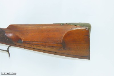 18th Century GERMANIC Antique FLINTLOCK JAEGER Carbine .54 Caliber RAREWith Swamped Octagonal Barrel & Double Set Triggers - Image 14 of 18