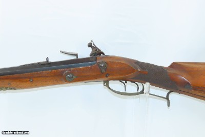 18th Century GERMANIC Antique FLINTLOCK JAEGER Carbine .54 Caliber RAREWith Swamped Octagonal Barrel & Double Set Triggers - Image 15 of 18