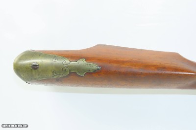 18th Century GERMANIC Antique FLINTLOCK JAEGER Carbine .54 Caliber RAREWith Swamped Octagonal Barrel & Double Set Triggers - Image 9 of 18