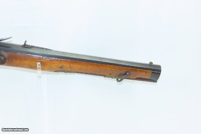 18th Century GERMANIC Antique FLINTLOCK JAEGER Carbine .54 Caliber RAREWith Swamped Octagonal Barrel & Double Set Triggers - Image 5 of 18
