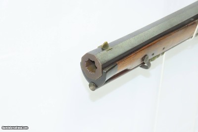 18th Century GERMANIC Antique FLINTLOCK JAEGER Carbine .54 Caliber RAREWith Swamped Octagonal Barrel & Double Set Triggers - Image 17 of 18