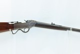 Antique MARLIN-BALLARD .38 LONG Single Shot FALLING BLOCK Octagonal Barrel
No. 2 with Tang Mounted Peep Sight! - 16 of 19