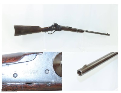 Antique U.S. SHARPS New Model 1863 .50-70 GOVT CONVERSION SR Carbine Civil War/Indian Wars US CONTRACT Saddle Ring Carbine