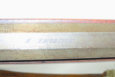 SILVER INLAID, ENGRAVED Antique THOBISCH Percussion CARVED Fowling PieceNICE European CZECH GABLONZ Smoothbore Sporting Gun - Image 10 of 19
