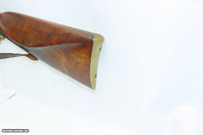 SILVER INLAID, ENGRAVED Antique THOBISCH Percussion CARVED Fowling PieceNICE European CZECH GABLONZ Smoothbore Sporting Gun - Image 19 of 19