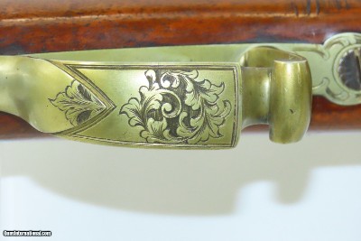 SILVER INLAID, ENGRAVED Antique THOBISCH Percussion CARVED Fowling PieceNICE European CZECH GABLONZ Smoothbore Sporting Gun - Image 7 of 19