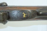 Antique GOLD INLAID German CHRISTOPH FUNK Double Barrel SxS HAMMER Shotgun
ENGRAVED 16 Gauge Germanic Fowling Piece - 8 of 22