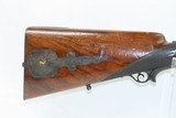 Antique GOLD INLAID German CHRISTOPH FUNK Double Barrel SxS HAMMER Shotgun
ENGRAVED 16 Gauge Germanic Fowling Piece - 18 of 22