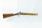 Early 1800s British E. BAKER Antique BRASS BARRELED Flintlock BLUNDERBUSS
200+ Year Old WAR of 1812 Era Close Range Weapon - 2 of 18