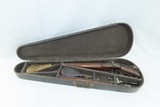 Antique Double Barrel Shotgun by HOWSE Percussion Conversion in Violin Case Early-19th Century Personal Defense Weapon! - 2 of 22