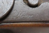 Antique Double Barrel Shotgun by HOWSE Percussion Conversion in Violin Case Early-19th Century Personal Defense Weapon! - 17 of 22