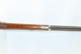 c1860s mfr NEW HAMPSHIRE Antique WILLIAM LAWRENCE .42 PERCUSSION Long Rifle Well-Crafted Excellent Precision Rifle - 7 of 20