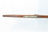 c1860s mfr NEW HAMPSHIRE Antique WILLIAM LAWRENCE .42 PERCUSSION Long Rifle Well-Crafted Excellent Precision Rifle - 6 of 20