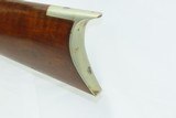 c1860s mfr NEW HAMPSHIRE Antique WILLIAM LAWRENCE .42 PERCUSSION Long Rifle Well-Crafted Excellent Precision Rifle - 20 of 20