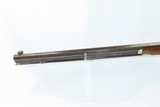 c1860s mfr NEW HAMPSHIRE Antique WILLIAM LAWRENCE .42 PERCUSSION Long Rifle Well-Crafted Excellent Precision Rifle - 18 of 20