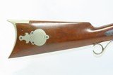 c1860s mfr NEW HAMPSHIRE Antique WILLIAM LAWRENCE .42 PERCUSSION Long Rifle Well-Crafted Excellent Precision Rifle - 3 of 20