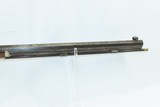 c1860s mfr NEW HAMPSHIRE Antique WILLIAM LAWRENCE .42 PERCUSSION Long Rifle Well-Crafted Excellent Precision Rifle - 5 of 20