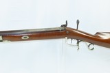 c1860s mfr NEW HAMPSHIRE Antique WILLIAM LAWRENCE .42 PERCUSSION Long Rifle Well-Crafted Excellent Precision Rifle - 17 of 20