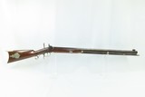 c1860s mfr NEW HAMPSHIRE Antique WILLIAM LAWRENCE .42 PERCUSSION Long Rifle Well-Crafted Excellent Precision Rifle - 2 of 20