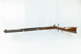 c1860s mfr NEW HAMPSHIRE Antique WILLIAM LAWRENCE .42 PERCUSSION Long Rifle Well-Crafted Excellent Precision Rifle - 15 of 20