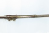 SIMEON NORTH Antique PRIVATE CONTRACT Type M1816 Style Flintlock MUSKET MILITIA STYLE with Model 1817 “COMMON RIFLE” Lock - 11 of 18